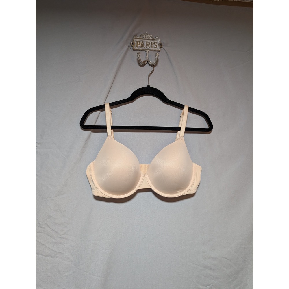 PINK Victoria's Secret Nude Lightly Lined T-Shirt Bra Pink Cups Underwire 38D